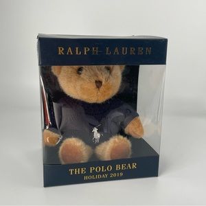 Ralph Lauren collectible polo holiday 2019 stuffed animal bear